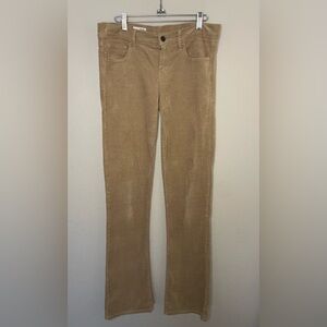 GAP Tan Skinny Boot Corduroy Pants size 29